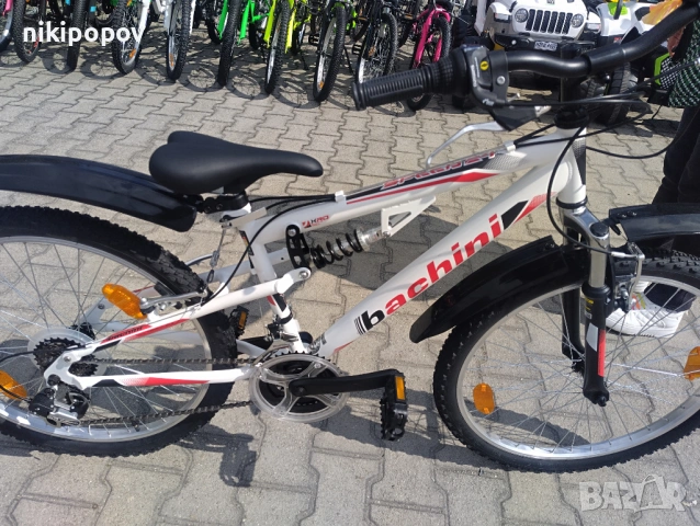 SPRINT Велосипед 24" Bachini Speed FSP бял.червен, снимка 2 - Велосипеди - 53848742