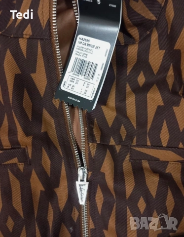 Ново Кафяво Късо Яке Adidas X Ivy Park Размер 2XL, снимка 7 - Якета - 53096908