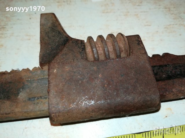 СТАР РАЗДВИЖЕН КЛЮЧ ВНОС ГЕРМАНИЯ 1410212003, снимка 14 - Антикварни и старинни предмети - 34466470