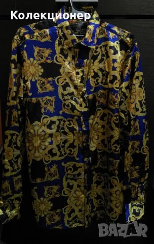 Чисто нова риза с дълъг ръкав Versace – размер S, снимка 2 - Ризи - 39987546