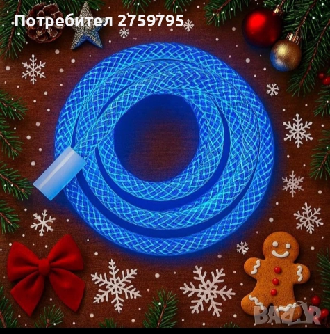 НОВО.LED неонова спирала., снимка 3 - Лед осветление - 52581097