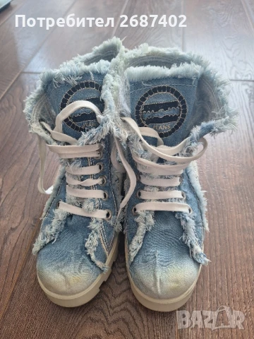 Дамски обувки-деним.