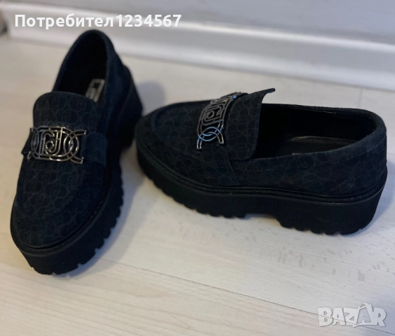 Liu Jo лоуфъри от естествен велур, с дебела подметка, 35 н,намалени от 379, снимка 7 - Дамски ежедневни обувки - 52585063