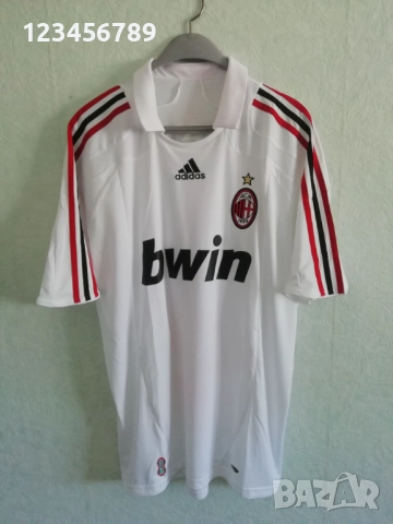 AC Milan Ronaldo Nazario Adidas Away 2007 2008 оригинална тениска фланелка Милан Роналдо Назарио, снимка 2 - Тениски - 52138525