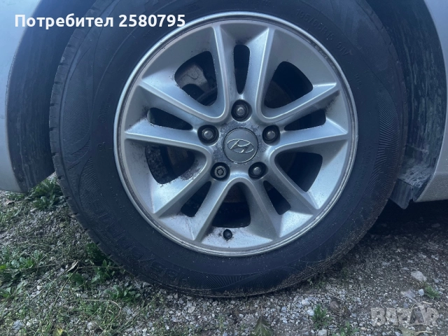 Алуминиеви джанти Hyundai I30 15 цолови, снимка 4 - Гуми и джанти - 52108705