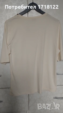 Тениска в цвят шампанско , снимка 4 - Тениски - 51019064