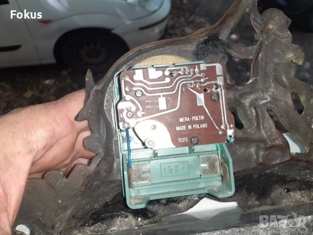 Стар красив каминен бароков часовник бронз мрамор, снимка 4 - Антикварни и старинни предмети - 53322582