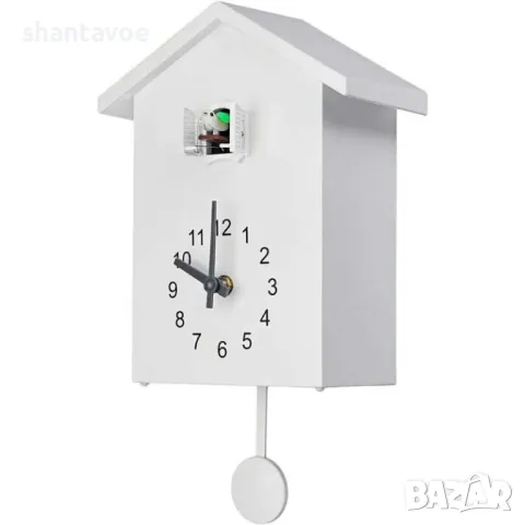 Стенен часовник с кукувица и махало , снимка 3 - Стенни часовници - 49368653