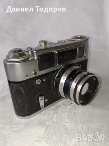 Фотоапарат Фед FeD 4 - 1965 г., с Кожен Калъф - Работещ, снимка 3 - Колекции - 44573806