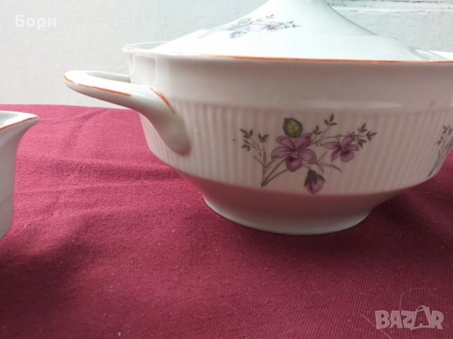 Български порцелан супник и др, снимка 4 - Чинии - 33923331