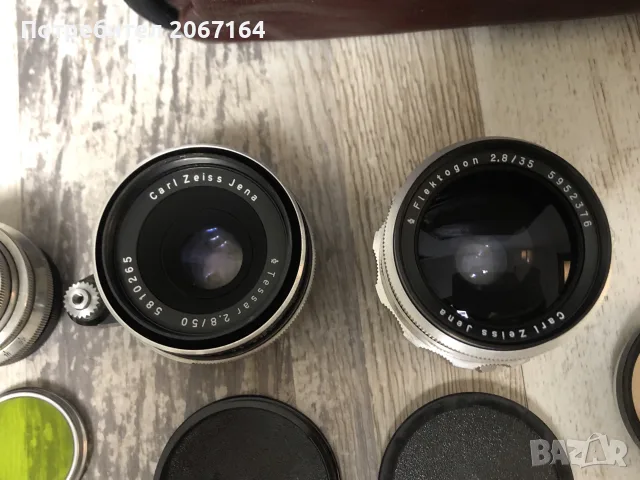 Ретро фото лот Exakta Varex IIa с 3 обектива Carl Zeiss Jena и 1 Schneider, снимка 8 - Фотоапарати - 55972136