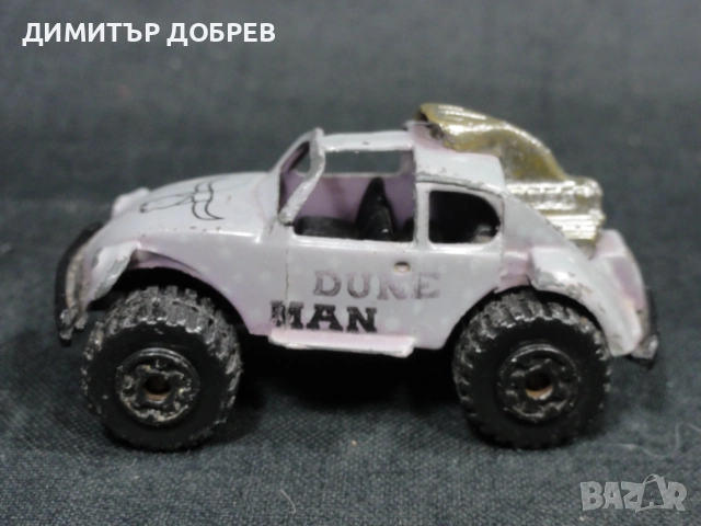 СТАРА РЕТРО МЕТАЛНА КОЛИЧКА MATCHBOX BULGARIA VW DUNE MAN SAND DIGGER, снимка 2 - Колекции - 52477046