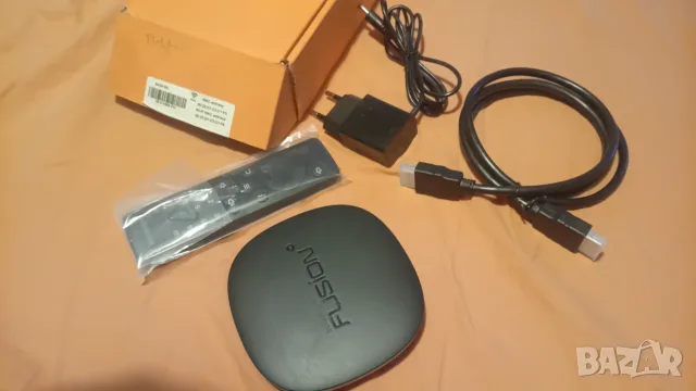 Bulsatcom Fusion TV box – пълен комплект (дистанционно + кабели)