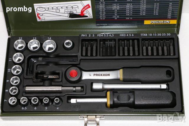 гедоре, 1/4 инча 39 ч., вложки с тресчотка, Германия, снимка 5 - Гедорета - 41443384