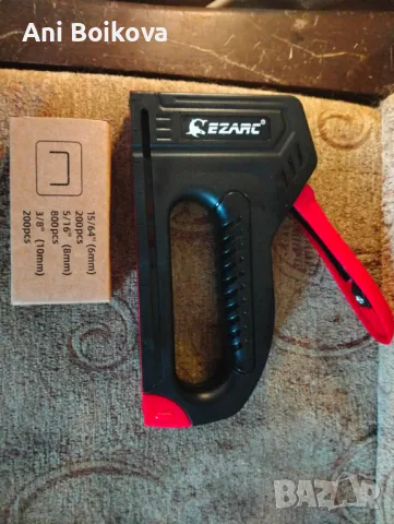 Тапицерски такер с 1200 телчета, снимка 3 - Други инструменти - 49273889