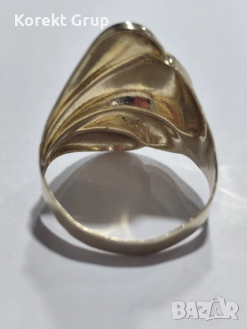 Златен Пръстен 14к дамски, снимка 6 - Пръстени - 52901268