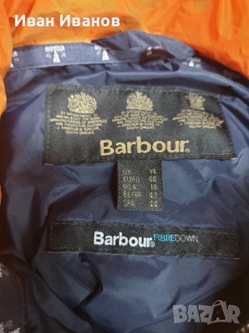 Оригинално  Яке BARBOUR Chock Quilt размер Uk 14 -Л, снимка 6 - Якета - 39147530