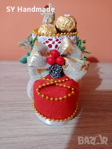 Коледен ботуш - бонбониера