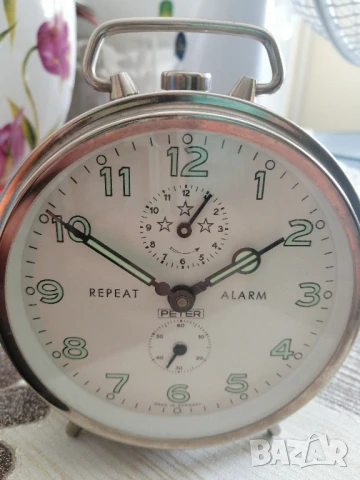 Ретро, немски часовник, будилник CARDO, снимка 2 - Антикварни и старинни предмети - 50836930