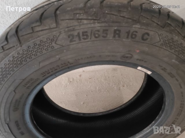 Бусове гуми Continental ContivanContact 100 размер 215/65/16 C, снимка 6 - Гуми и джанти - 41810919