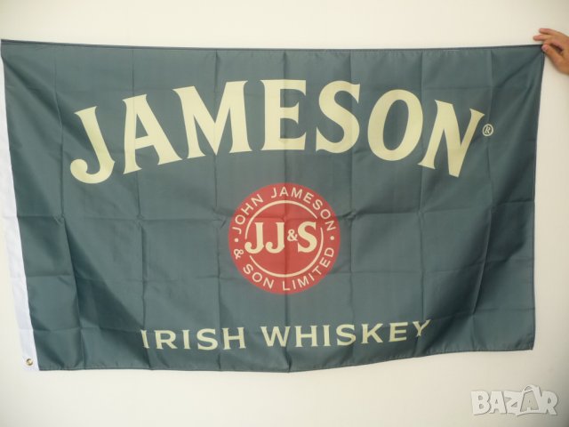 Jameson ирландско уиски знаме рекламно бар зелено whiskey дискотека бърлога