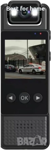 L12 WiFi мини камера 1080P преносим цифров видеорекордер за тяло 180° въртене 