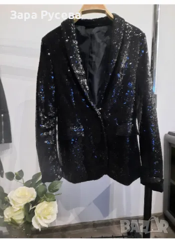 Пайетено елегантно сако