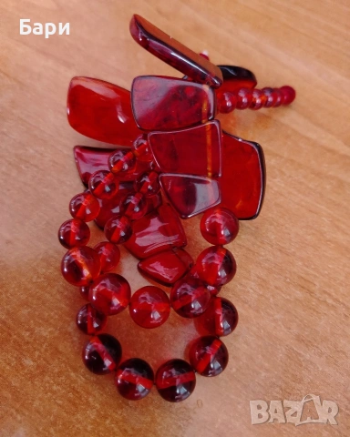 Красив гердан от кехлибар 3, снимка 8 - Колиета, медальони, синджири - 53614352