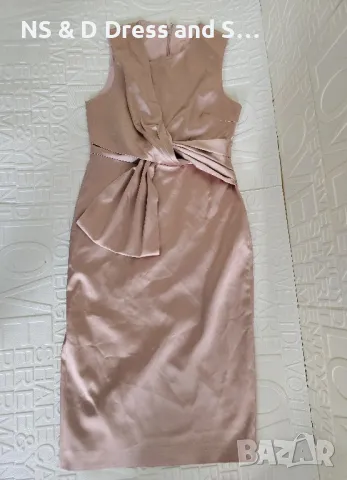 Дамска сатенена рокля , снимка 8 - Рокли - 50211550