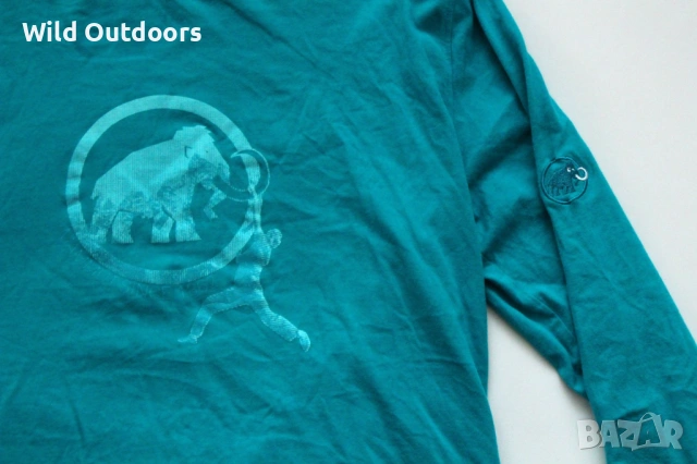 MAMMUT - мъжка спортна горница, блуза, размер L, снимка 2 - Спортни дрехи, екипи - 53327837