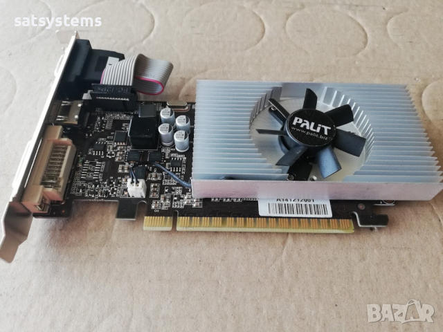 Видео карта NVidia GeForce Palit GT730 HDMI 4096MB GDDR3 128bit PCI-E, снимка 5 - Видеокарти - 44683104