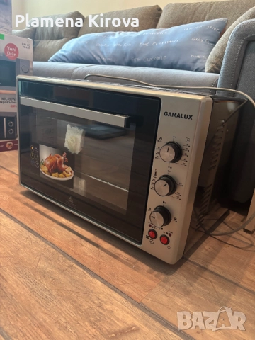 Ел. фурна GAMALUX (60 литра) НОВА, снимка 5 - Печки, фурни - 52840607