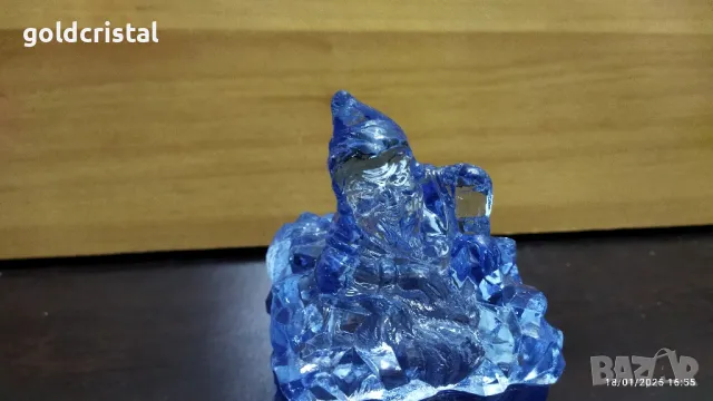 стара синя захарница джудже, снимка 2 - Антикварни и старинни предмети - 48732048