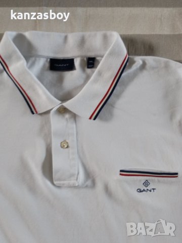 gant polo shirt - страхотна мъжка тениска 3ХЛ, снимка 4 - Тениски - 41499430