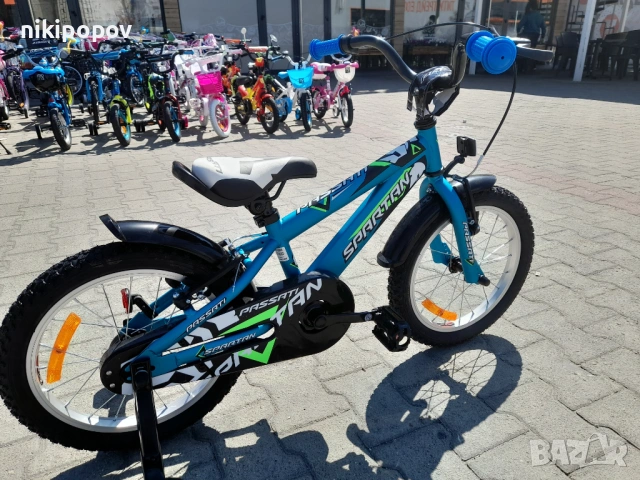 PASSATI Велосипед 16" SPARTAN син, снимка 4 - Велосипеди - 53759397
