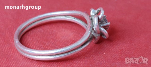 Сребърен пръстен, снимка 3 - Пръстени - 40931668
