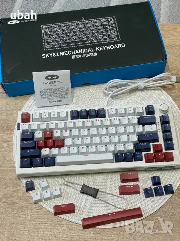 Нова, механична клавиатура MageGee Sky81, снимка 6 - Клавиатури и мишки - 56074009