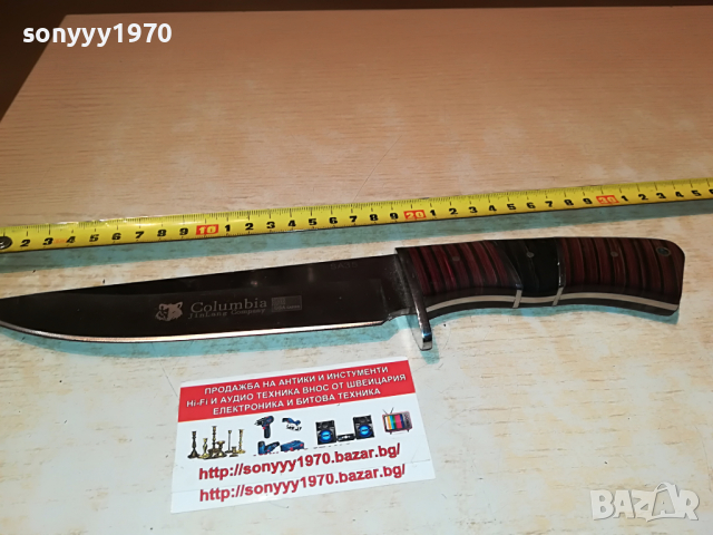 НОЖ МАСИВЕН ОСТЪР ЯК 2103221152, снимка 4 - Колекции - 36179056