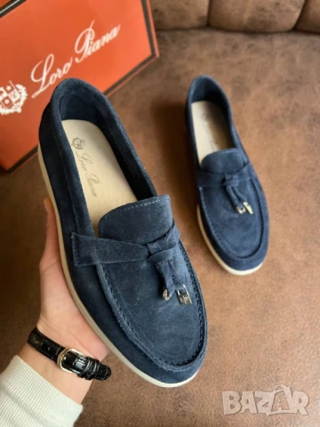 дамски мокасини от естествен велур loro piana , снимка 5 - Дамски ежедневни обувки - 51303318