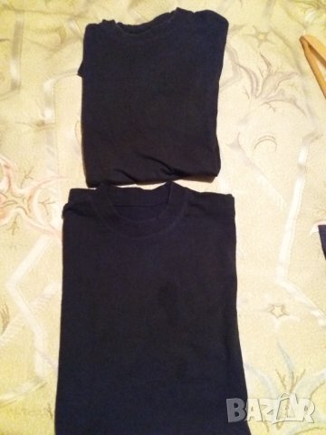 Мъжка черна тениска памучна XL-XXL, снимка 3 - Тениски - 41992319