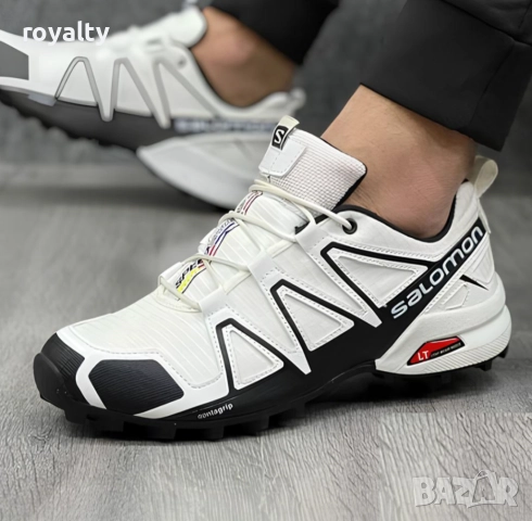Мъжки обувки Salomon Speedcross Цвят: Черно и Бяло 