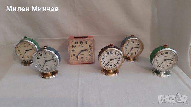 Руски ретро будилници Слава, Slava - 6 броя за 90 лева , снимка 12 - Антикварни и старинни предмети - 41772578