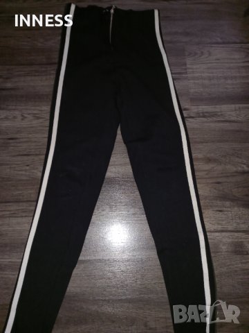 Черен панталон с кантове, снимка 1 - Спортни екипи - 40481964