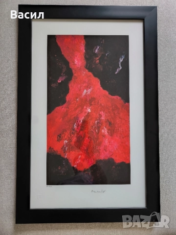 офорт картина, снимка 2 - Картини - 51548091