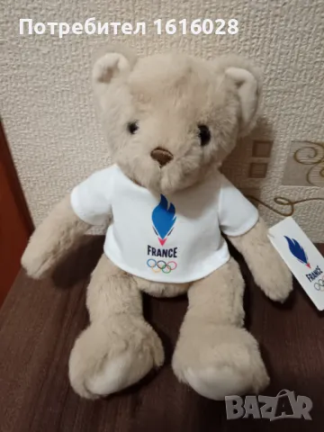 Мечето талисман на френския отбор на Олимпийските игри в Париж през 2024 г., снимка 16 - Плюшени играчки - 50176872