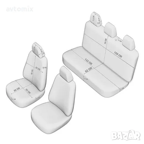 Тапицерия OTOM за кола Comfortline CMF218 (Черно/Червено), снимка 7 - Аксесоари и консумативи - 49931225