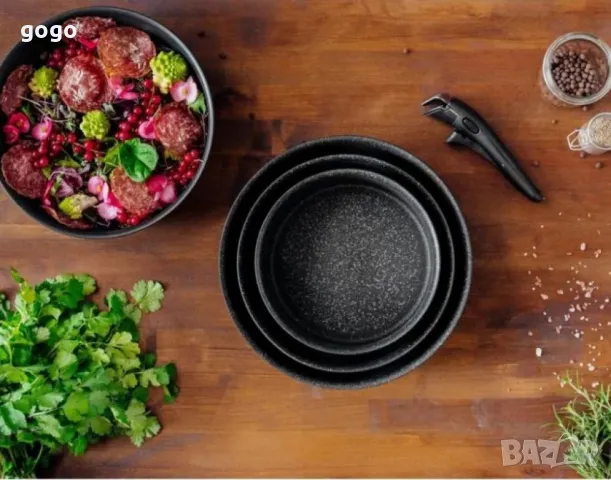 Комплект от 3бр алуминиеви тави с незалепващо покритие, снимка 4 - Съдове за готвене - 49321348