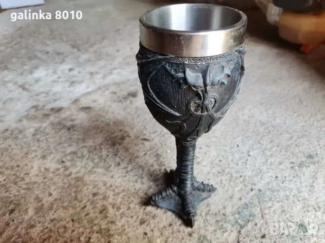 Стара интересна чаша, снимка 2 - Антикварни и старинни предмети - 50301463