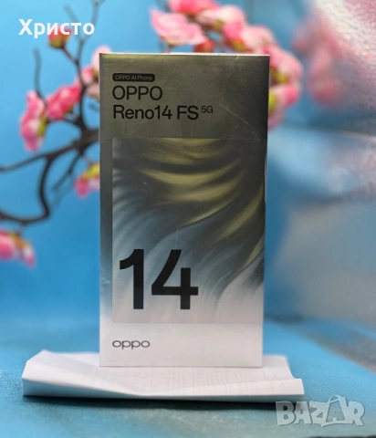 НОВО!!! OPPO Reno14 FS 5G, 12GB, 512GB, Opal Blue , снимка 4 - Други - 53346274