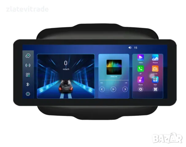 JEEP RENEGADE 2014-2020 - 9" АНДРОИД НАВИГАЦИЯ, 9263, снимка 3 - Навигация за кола - 34892210